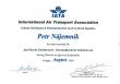 Licence IATA Petr Nájemník